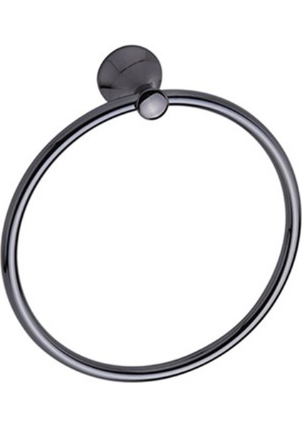 Arya Yuvarlak Havluluk Siyah