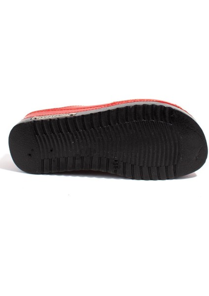 DZA37-3029 Kırmızı Günlük Ortopedik Kadın Terlik fırsatları