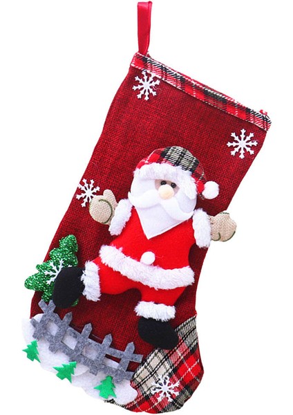 Süslü Noel Çorabı (Yurt Dışından)