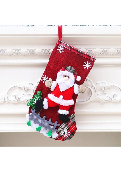 Süslü Noel Çorabı (Yurt Dışından)