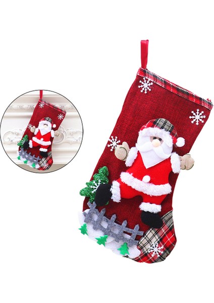 Süslü Noel Çorabı (Yurt Dışından)