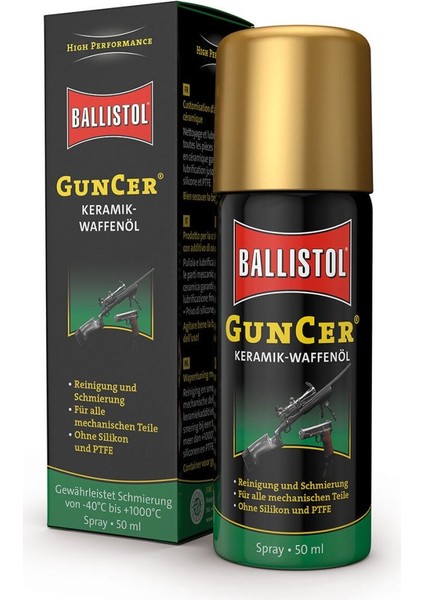 Guncer Gun Oil Sprey 50 ml