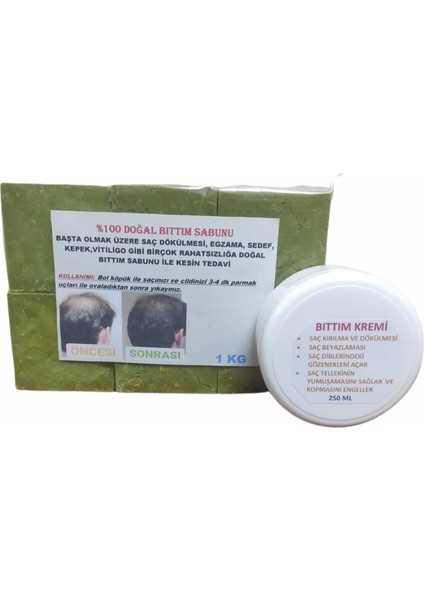Doğalmarket Bıttım Kremi 250 ml ve Bıttım Sabunu 1 kg fiyatları