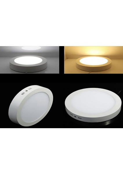 CT-5271 25W Sıva Üstü LED Panel Yuvarlak Günışığı