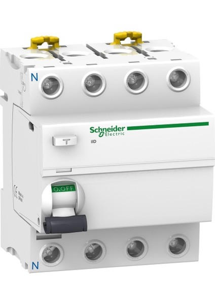 A9R41425 | Schneider Kaçak Akım Koruma Rölesi - 25 Amper, 4 Kutup , 30MA ,ac Sınıfı