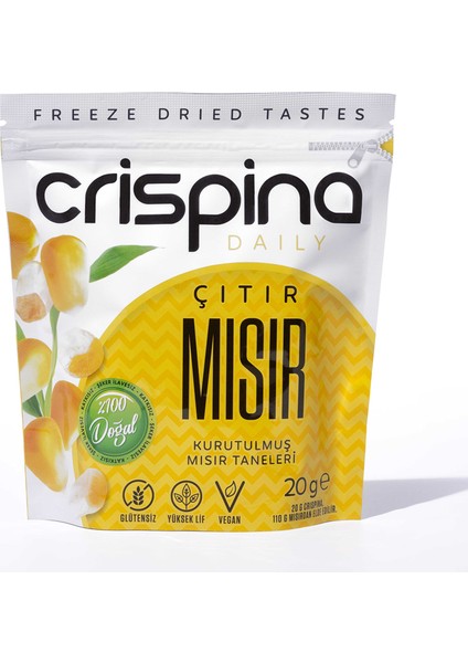 Çıtır Tane Mısır (Freeze Dried) Glutensiz, Vegan