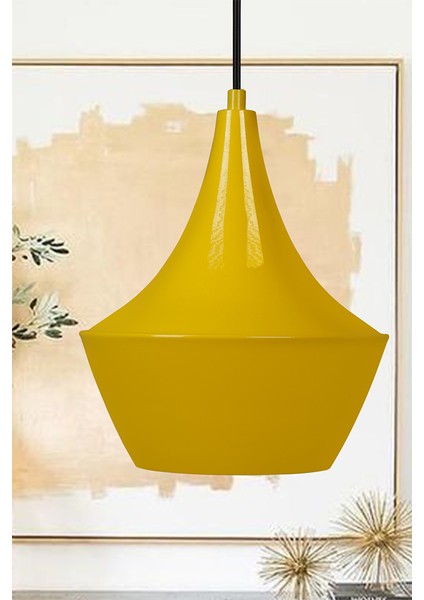 Champion Turuncu Parlak Tekli Avize Sarkıt Salon Mutfak Cafe Butik Lamba Aydınlatma Avizeler