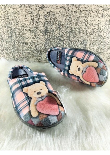 Altın Adım Kışlık Kadın Kalpli Ayıcık Desenli Ev, Çeyiz ve Misafir Terliği (!dar Kalıp!) fiyatları