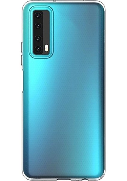 Huawei P Smart 2021 Kılıf Lüx Şeffaf Silikon - Şeffaf