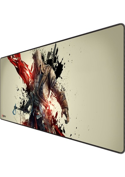 Gaming Oyuncu Mousepad 90X40 XXL Kaymaz Taban ASSASİN 4mm Kalınlık fiyatları