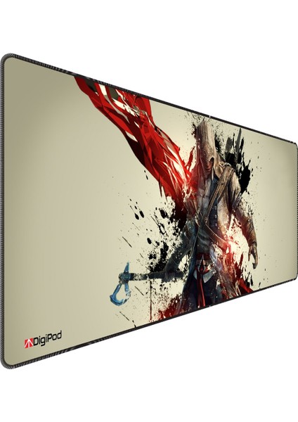 Gaming Oyuncu Mousepad 90X40 XXL Kaymaz Taban ASSASİN 4mm Kalınlık indirimleri