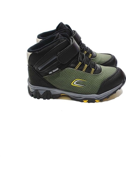 Cırtlı Trekking Çocuk - Petrol Yeşil - 28