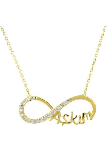 Sonsuz Aşkım Kolye 2.25 Gram 14 Ayar Altın