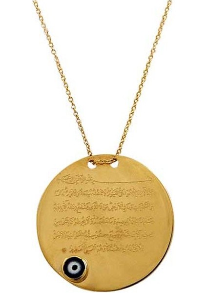 Altın Plaka Kolye 2.42 Gram 14 Ayar