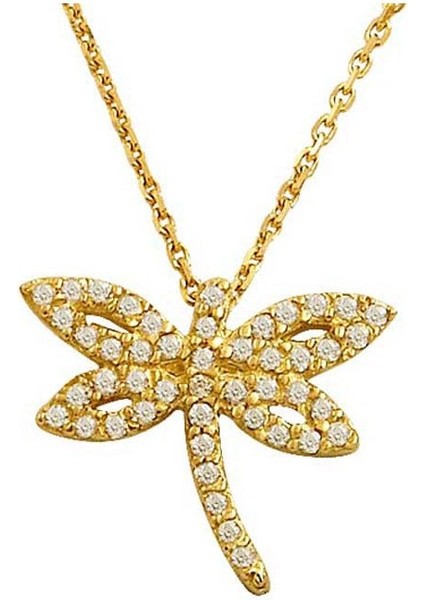 Taşlı Yusufcuk Kolye 2.65 Gram 14 Ayar Altın