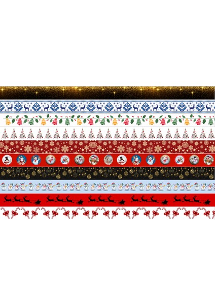 Yılbaşı Şerit Sticker 3 x 50 cm