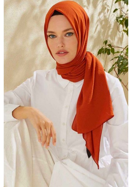 LARİSSA SCARF Cazz Şal Kiremit