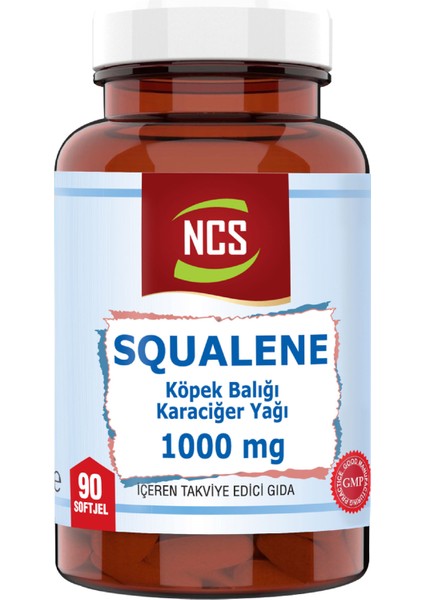 Ncs Squalene Köpek Balığı 3 Kutu 90 Tablet 1000 Mg