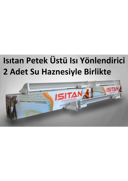 2 Adet Isıtan Petek Üstü Isı Yönlendirici Ayarlanabilir Ölçü 75-140 cm Arası Peteğe Uygun Isıfan