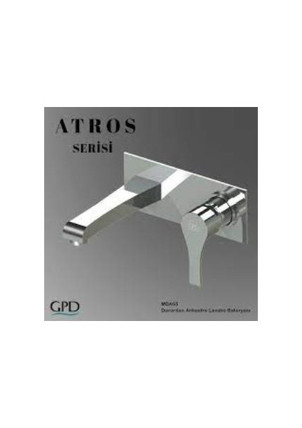 MDA65 Atros Duvardan Ankastre Lavabo Bataryası Armatürü (TSEN817)