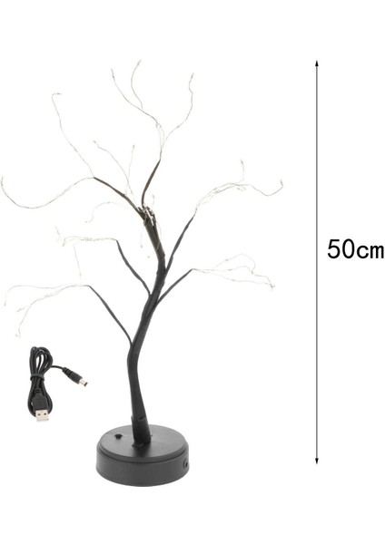 LED Ağaç Lambası USB Noel Peri Gece Işığı Beyaz 36LED D (Yurt Dışından) fırsatları