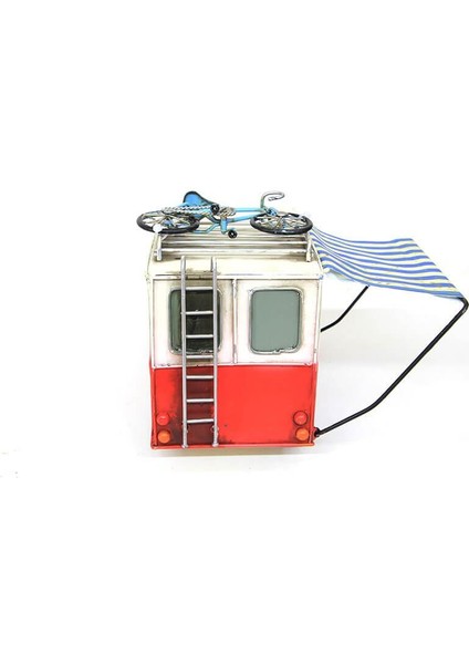 Dekoratif Metal Karavan Tenteli Vintage Biblo Ev Ofis Hediyelik