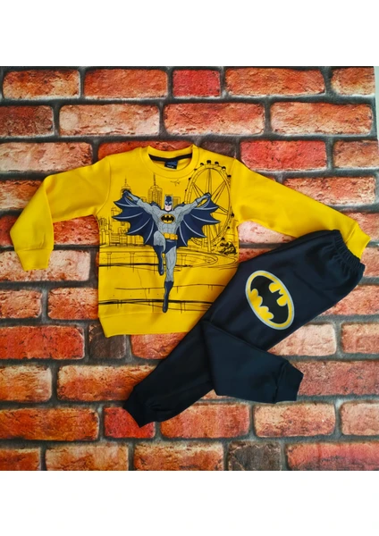 Betmen Baskılı Pijama Takımı