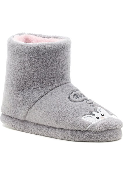 601483.Z1PR Gri Kadın Panduf