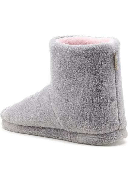 601483.Z1PR Gri Kadın Panduf modelleri