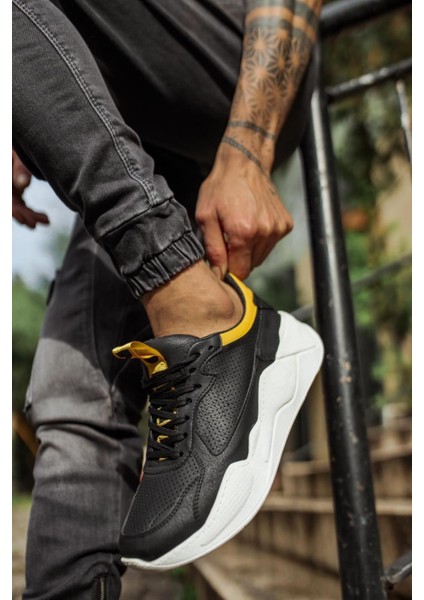 Xon1 Sneakers Ayakkabı 606 Siyah Sarı fiyatları