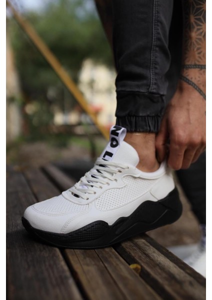 Xon1 Sneakers Ayakkabı 606 Beyaz (Siyah Taban) indirimleri
