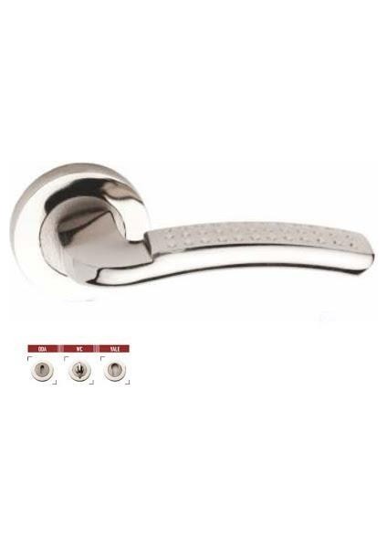 Rozetli Oda Kapı Kolu Nikel-Inox 200-74RO-21/53 fiyatları