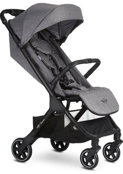 MINI by Easywalker Tek Tuşla Otomatik Katlanan Kabin Boy Bebek Arabası Soho Grey