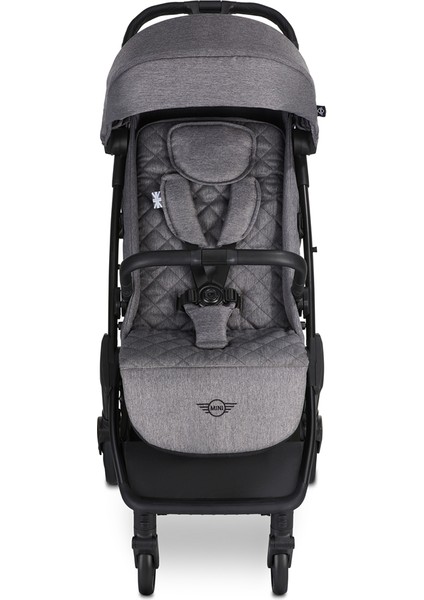 MINI by Easywalker Tek Tuşla Otomatik Katlanan Kabin Boy Bebek Arabası Soho Grey