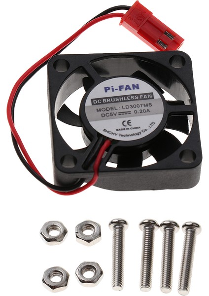 5 Adet 5 V 0.2A Soğutma Soğutucu Fan ve Vida Ahududu Pi Model B+/ Pı 2/ 3b (Yurt Dışından) indirimleri