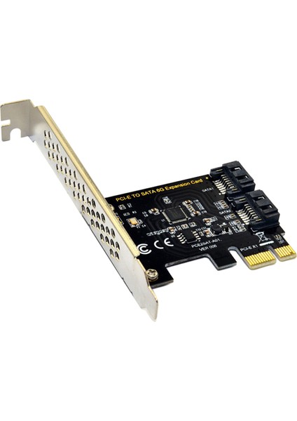 Pcı-E Adaptörü Sata3.0 2 Port 6g Genişletme Adaptörü Kart Panoları (Yurt Dışından)