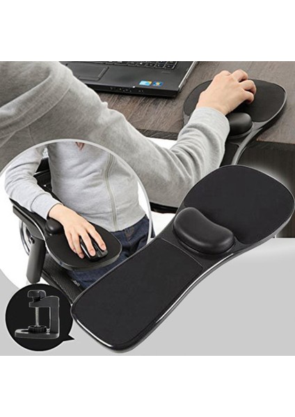 Ergonomik Bilgisayar Kol Dinlenme Fare Pad Bilek Yastık Masa / Sandalyeye Bağlanır (Yurt Dışından) fiyatları