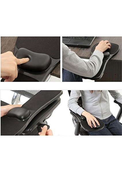 Ergonomik Bilgisayar Kol Dinlenme Fare Pad Bilek Yastık Masa / Sandalyeye Bağlanır (Yurt Dışından) indirimleri