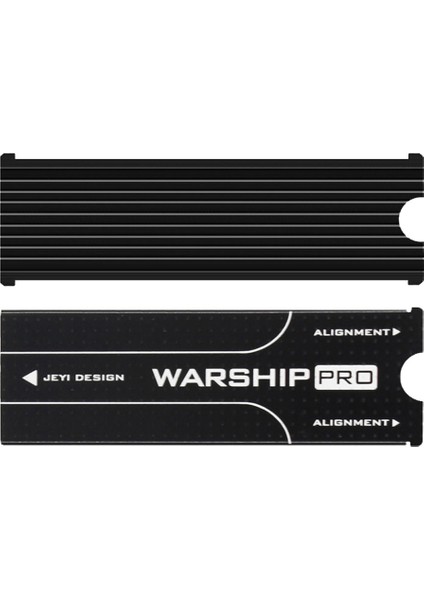 Nvme M.2 Ngff (Siyah) Için Termal Pedli Alüminyum Alaşımlı Soğutucu (Yurt Dışından)