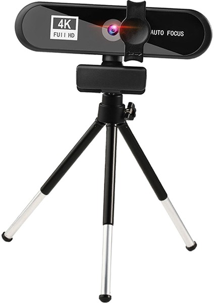 1080 P 2 K 4 K Hd USB Streaming Webcam, Web Kamera Otomatik - 4K Siyah (Yurt Dışından)