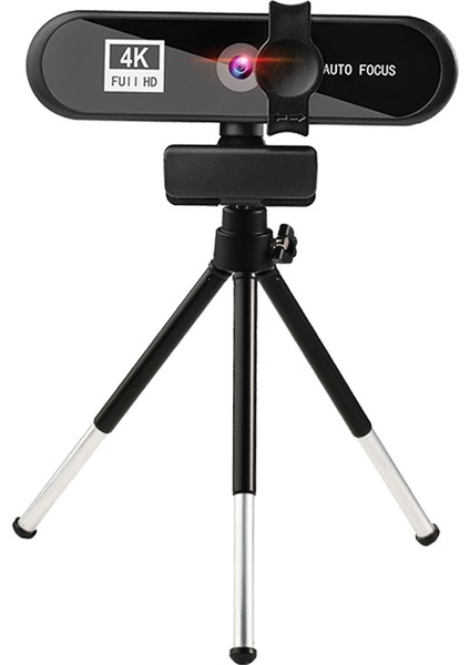 1080 P 2 K 4 K Hd USB Streaming Webcam, Web Kamera Otomatik - 4K Siyah (Yurt Dışından)