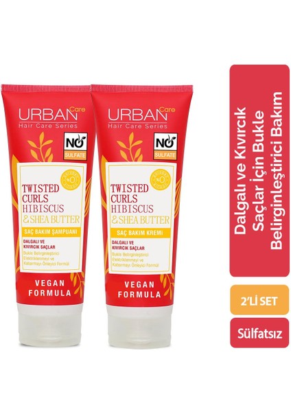 Sülfatsız Hibiscus & Shea Butter Serisi 2'li Set
