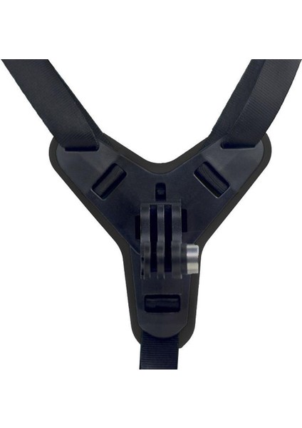 Motosiklet Kask Çene Dağı Tutucu Braketi Gopro Hero Için Fit 7 6 5 Xiaoyi Siyah (Yurt Dışından)