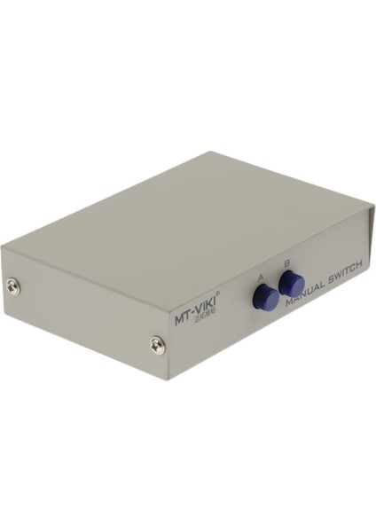Metal Kasa 2 Port Manuel RS-232 Seri Cihaza Pc Paylaşımı Için Anahtarı (Yurt Dışından)