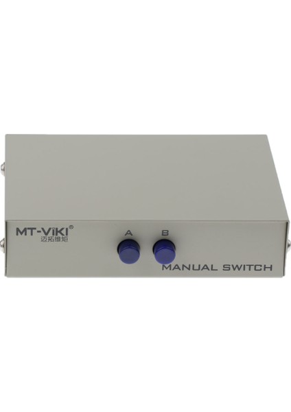 Metal Kasa 2 Port Manuel RS-232 Seri Cihaza Pc Paylaşımı Için Anahtarı (Yurt Dışından)