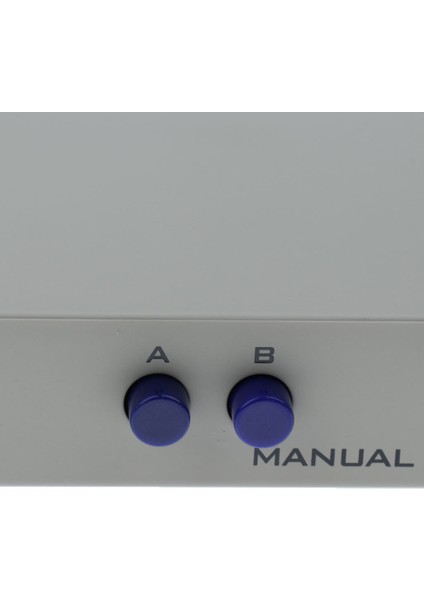 Metal Kasa 2 Port Manuel RS-232 Seri Cihaza Pc Paylaşımı Için Anahtarı (Yurt Dışından)