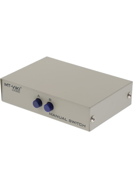 Metal Kasa 2 Port Manuel RS-232 Seri Cihaza Pc Paylaşımı Için Anahtarı (Yurt Dışından)