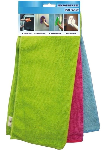 Mikrofiber Bez 30 x 40 cm 3'lü