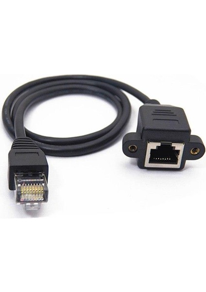 RJ45 50CM Panel Tipi Ethernet Uzatma Kablosu