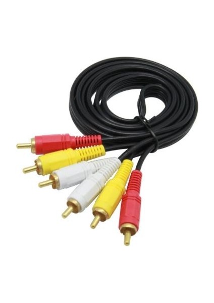 3rca Kablo 1.5m (150CM) Tv Kablosu